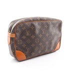 Louis Vuitton Clutch Compiegne 28 Monogram Canvas Leather — view 2