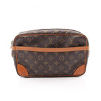 Louis Vuitton Clutch Compiegne 28 Monogram Canvas Leather