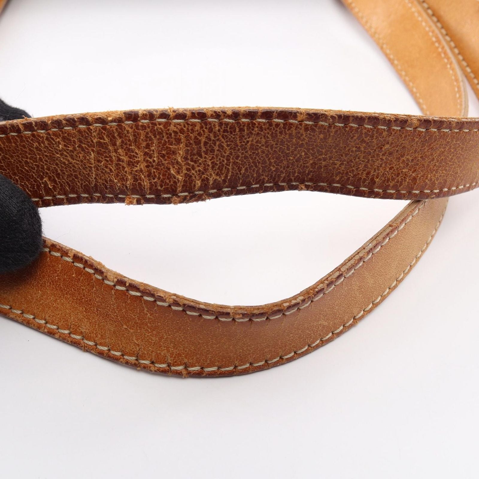 Celine Tote Bag Macadam Brown Canvas Leather — view 6