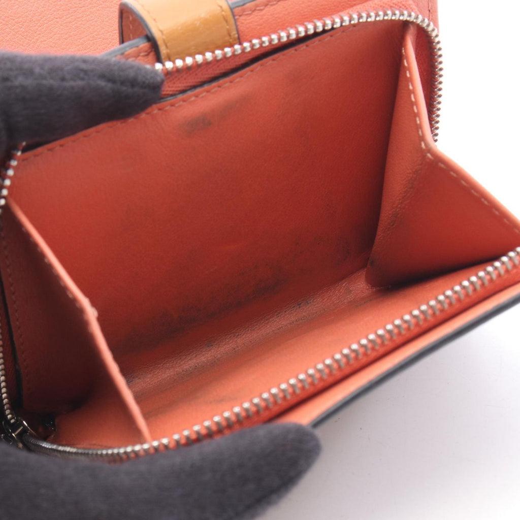 Loewe Bifold Wallet Compact Zip Beige Leather — view 4