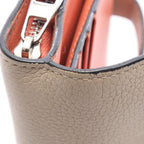 Loewe Bifold Wallet Compact Zip Beige Leather — view 6