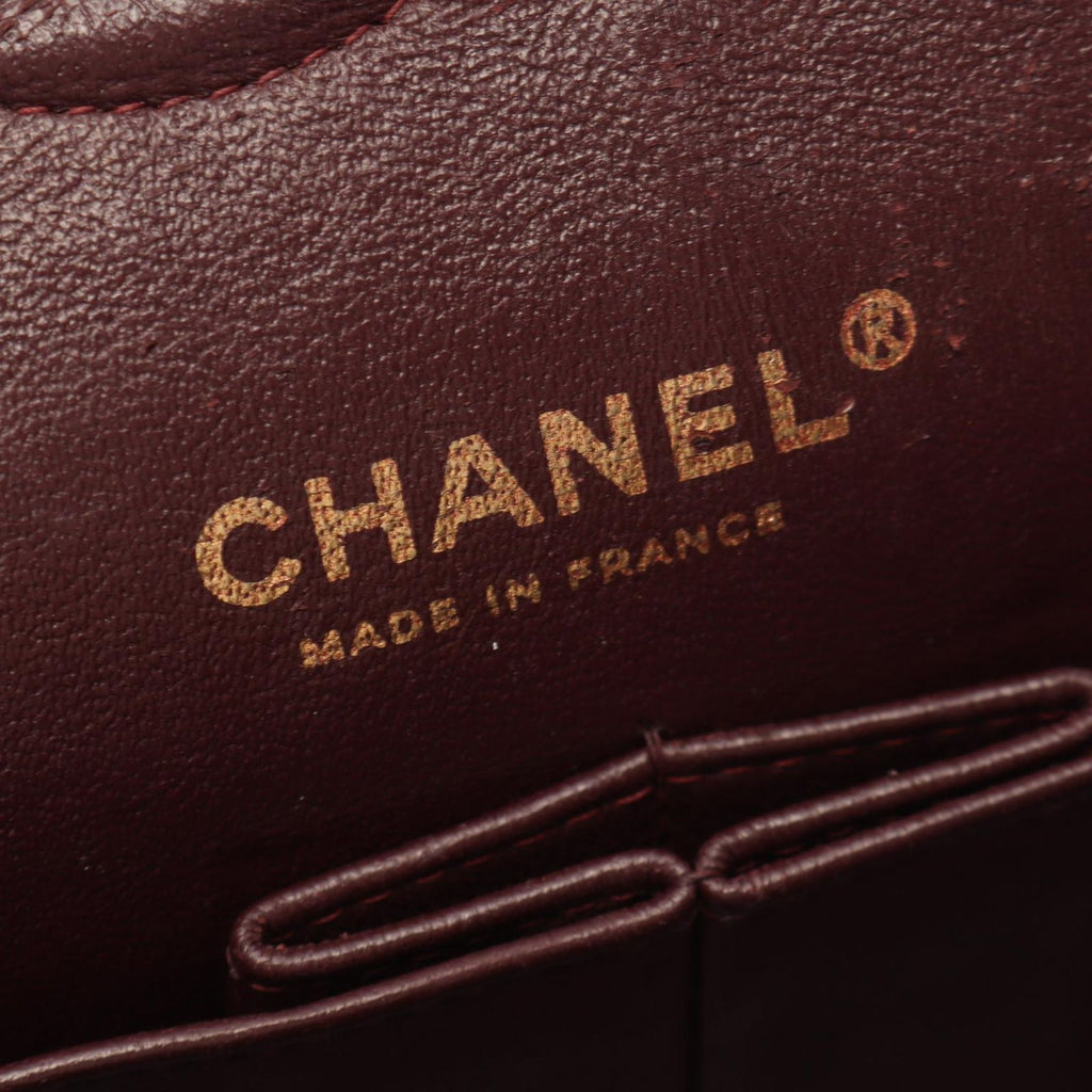 Chanel Shoulder Bag Quilted Double Flap Black Caviar Leather Chain — view 4