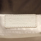 Chanel Handbag Choco Bar Boston Bag White Caviar Leather — view 4