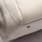 Chanel Handbag Choco Bar Boston Bag White Caviar Leather — view 7