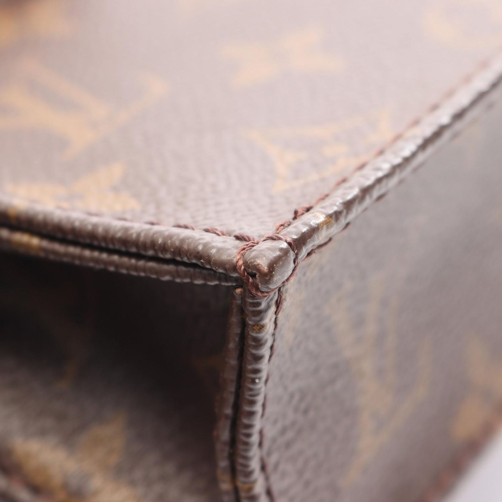 Louis Vuitton Petite Sac Plat Monogram 2-Way Canvas Leather Handbag — view 7