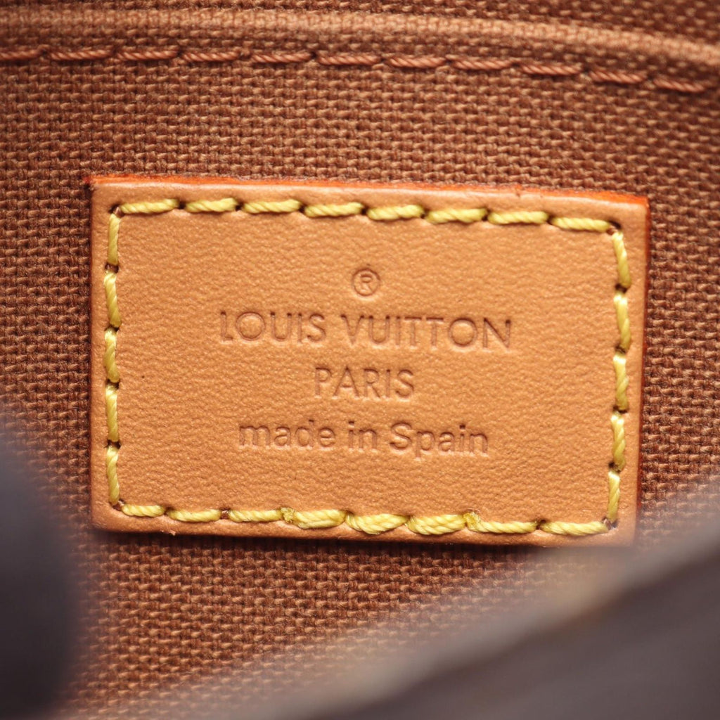 Louis Vuitton Petite Sac Plat Monogram 2-Way Canvas Leather Handbag — view 4