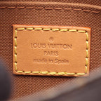 Louis Vuitton Petite Sac Plat Monogram 2-Way Canvas Leather Handbag — view 4