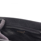 Chanel Shoulder Bag Quilted Black Lambskin — view 8