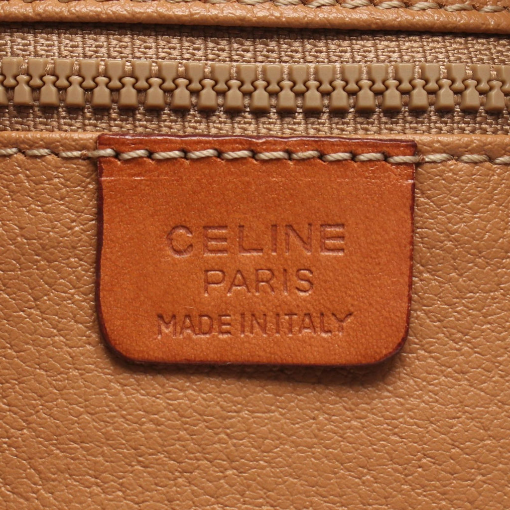 Celine Shoulder Bag Macadam Canvas Leather Bag Cross — view 4
