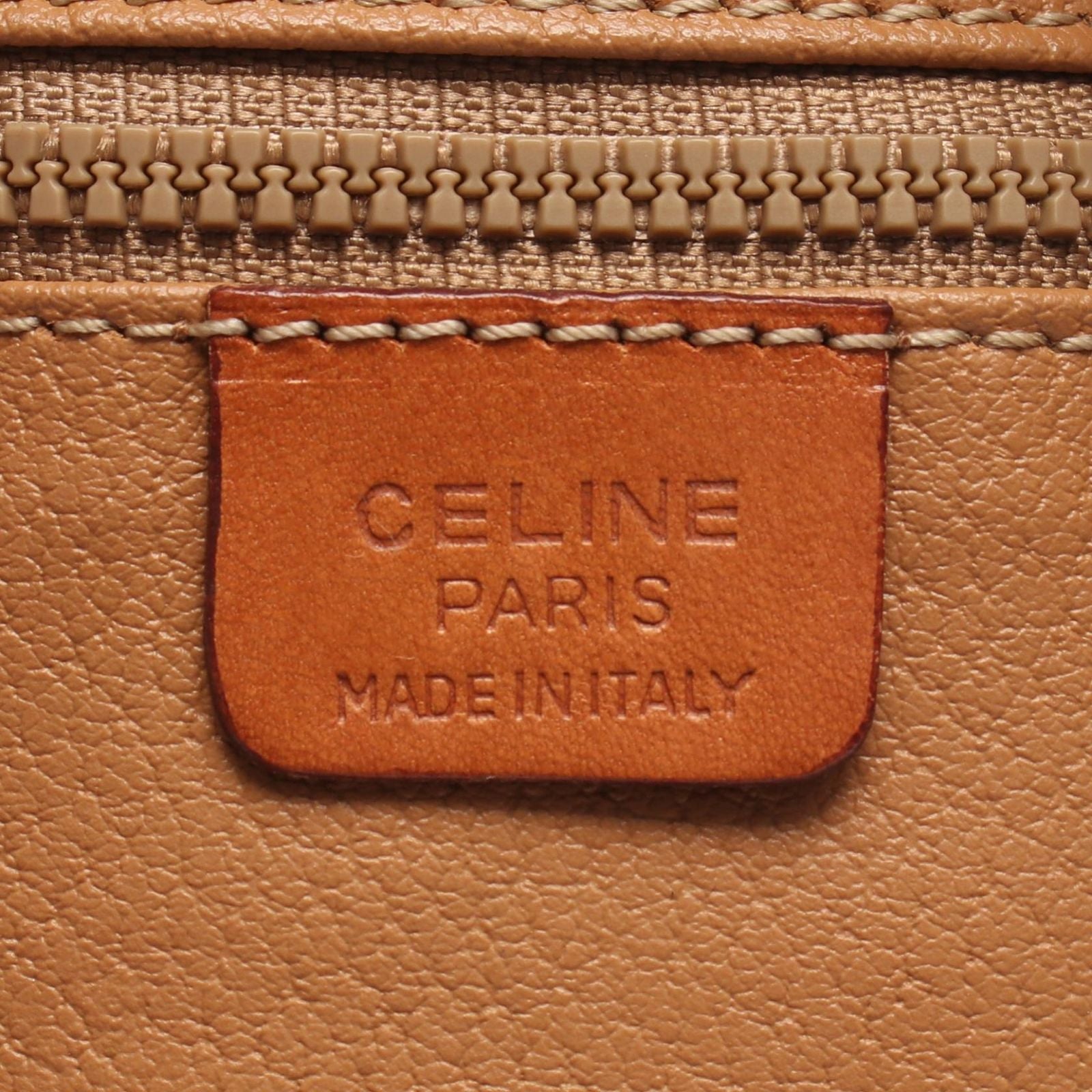 Celine Shoulder Bag Macadam Canvas Leather Bag Cross — view 4