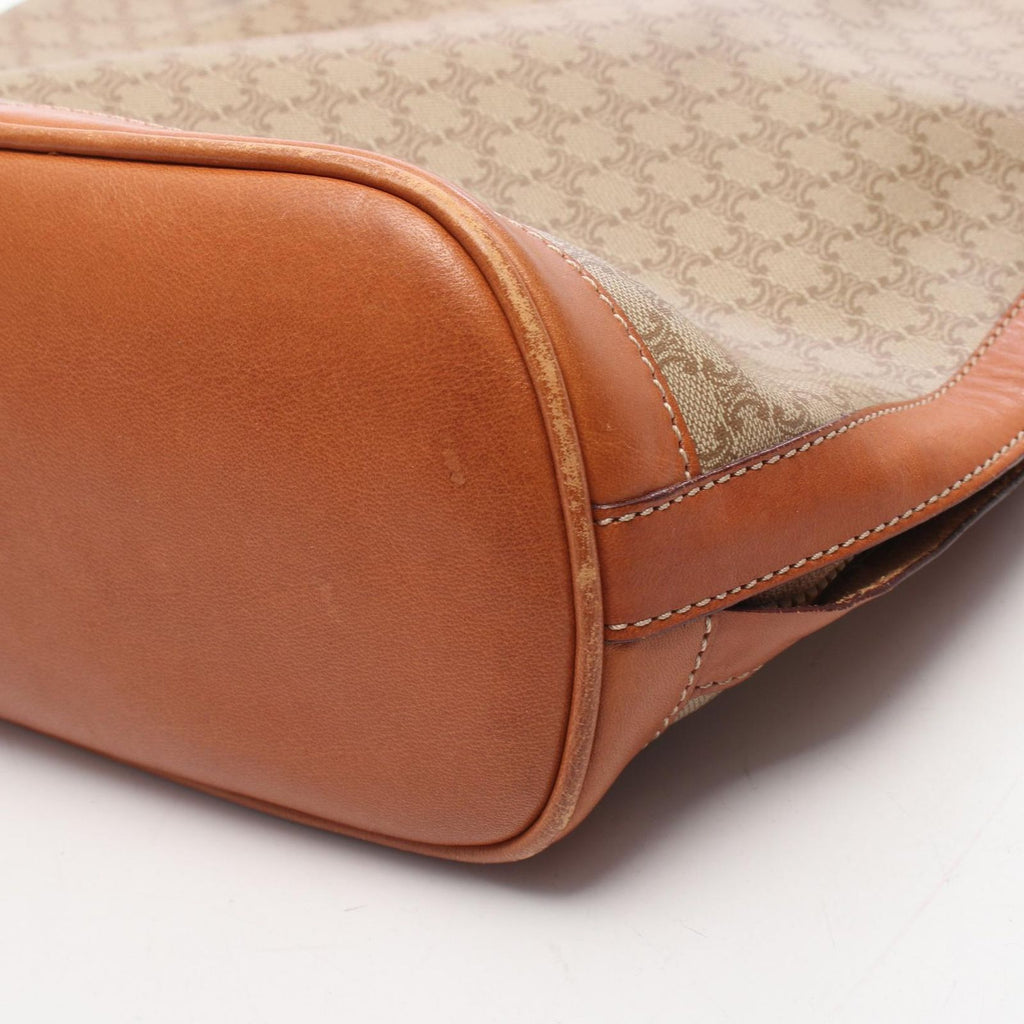 Celine Shoulder Bag Macadam Canvas Leather Bag Cross — view 6