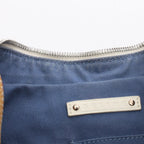 Celine Shoulder Bag Paris Macadam Canvas Leather — view 7