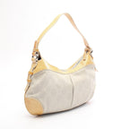 Celine Shoulder Bag Paris Macadam Canvas Leather — view 2