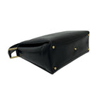 Gucci Vintage Logo Leather Handbag Mini Tote Black — view 7