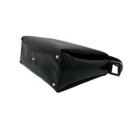 Gucci Vintage Logo Leather Handbag Mini Tote Black — view 8