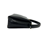 Gucci Vintage Logo Leather Handbag Mini Tote Black — view 6