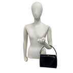 Gucci Vintage Logo Leather Handbag Mini Tote Black — view 2