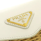Prada Wicker Leather Mini Bag — view 4