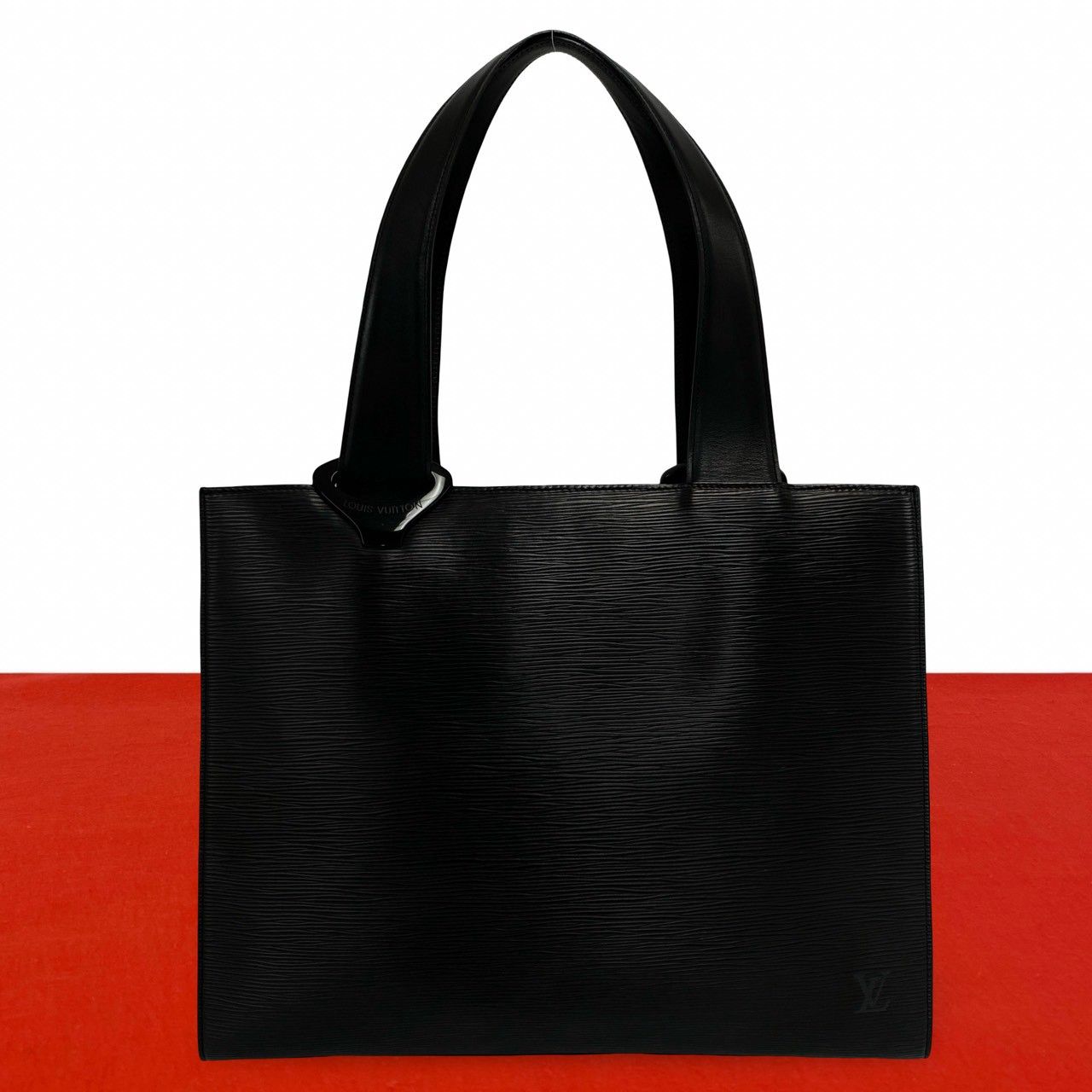 Louis Vuitton Vintage Gemo Epi Leather Tote Shoulder Bag Noir