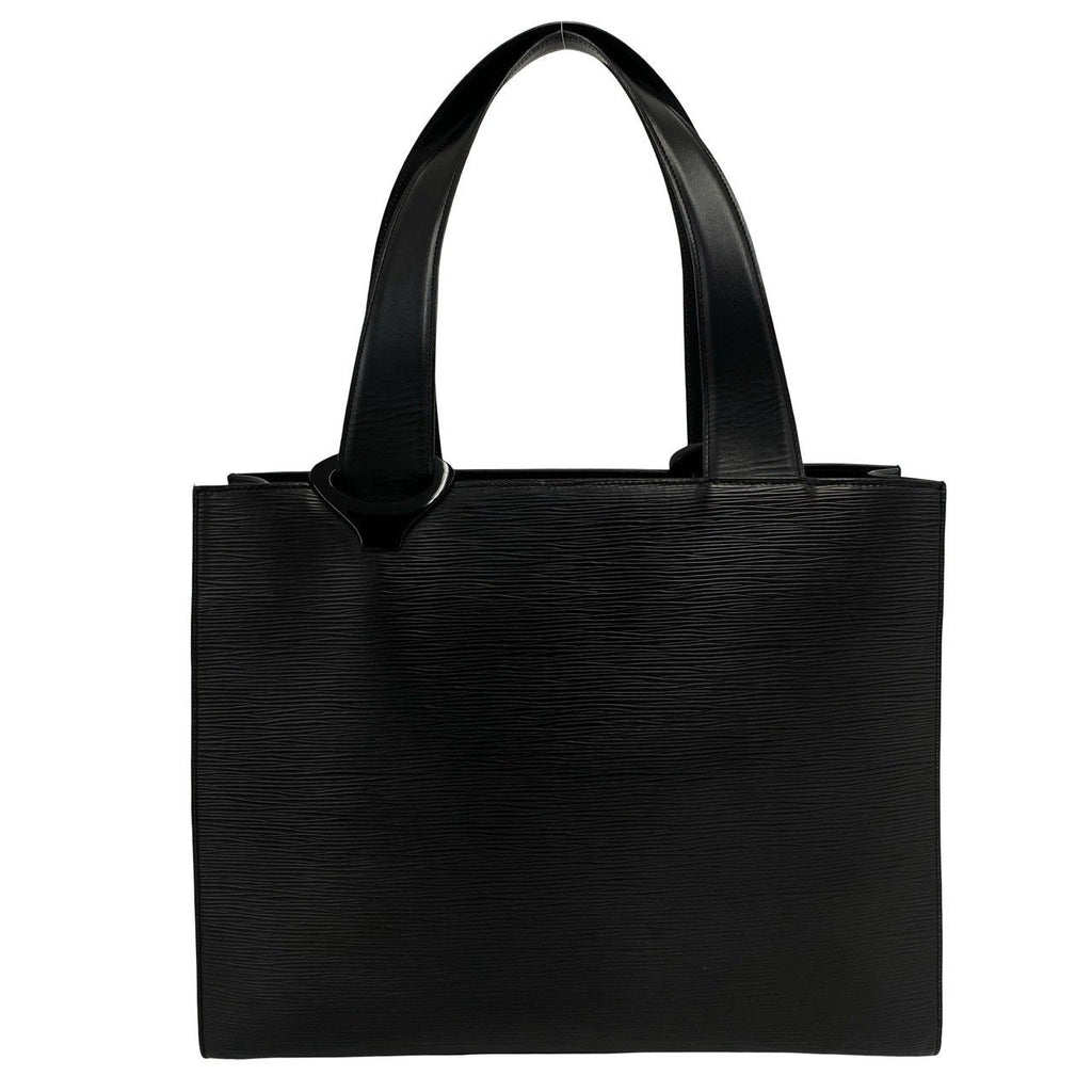 Louis Vuitton Vintage Gemo Epi Leather Tote Shoulder Bag Noir — view 3