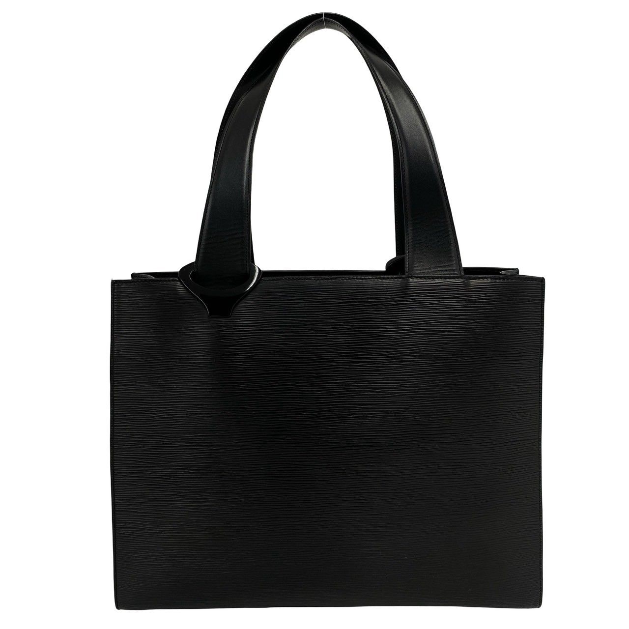 Louis Vuitton Vintage Gemo Epi Leather Tote Shoulder Bag Noir — view 3