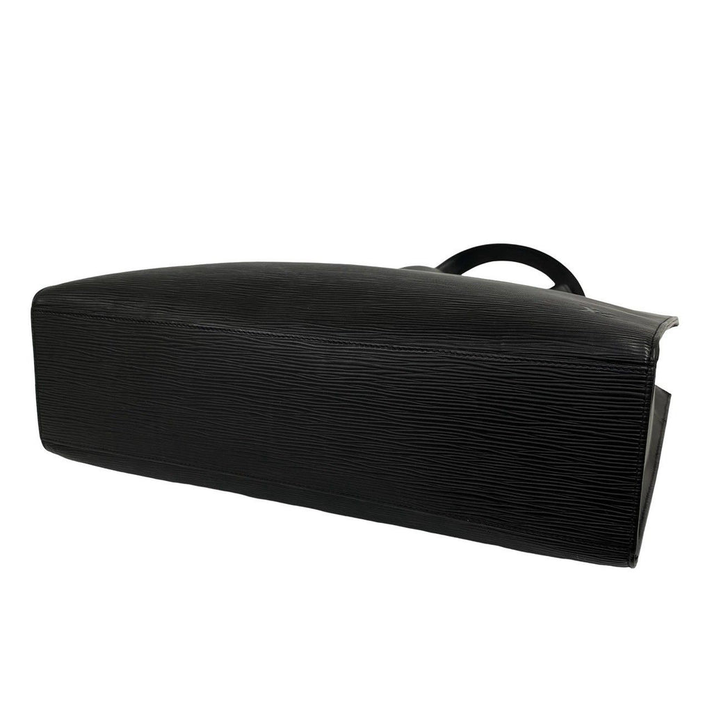 Louis Vuitton Vintage Gemo Epi Leather Tote Shoulder Bag Noir — view 8