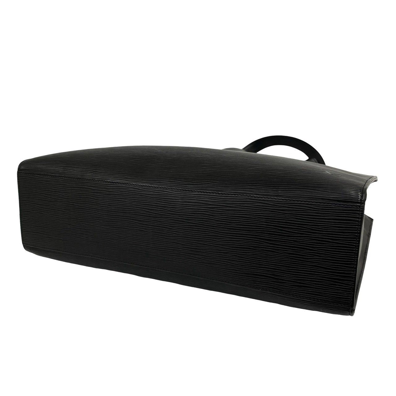 Louis Vuitton Vintage Gemo Epi Leather Tote Shoulder Bag Noir — view 8