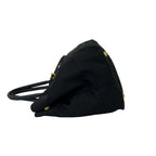 Prada Triangle Logo Nylon Leather 2-Way Mini Tote Shoulder Bag Black — view 5