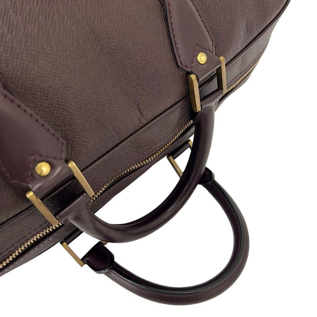 Louis Vuitton Vintage Kendal PM Taiga Leather 2-Way Boston Bag Acajou — view 4