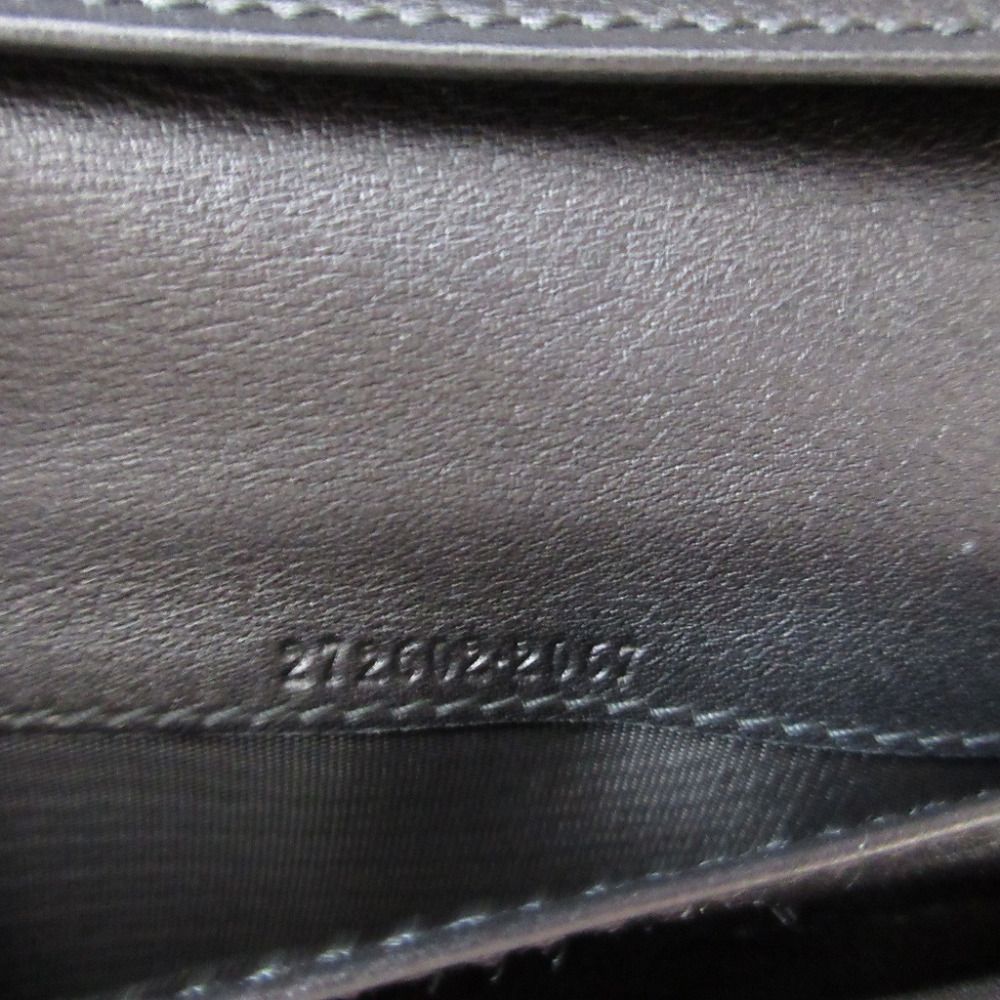 Gucci Diamante Canvas Leather Brown Black Hook Wallet — view 6