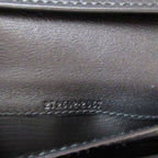 Gucci Diamante Canvas Leather Brown Black Hook Wallet — view 6