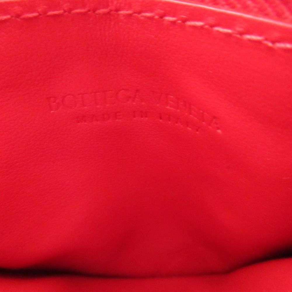 Bottega Veneta Maxi Intrecciato Leather Red Coin Case — view 6