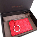 Bottega Veneta Maxi Intrecciato Leather Red Coin Case — view 2