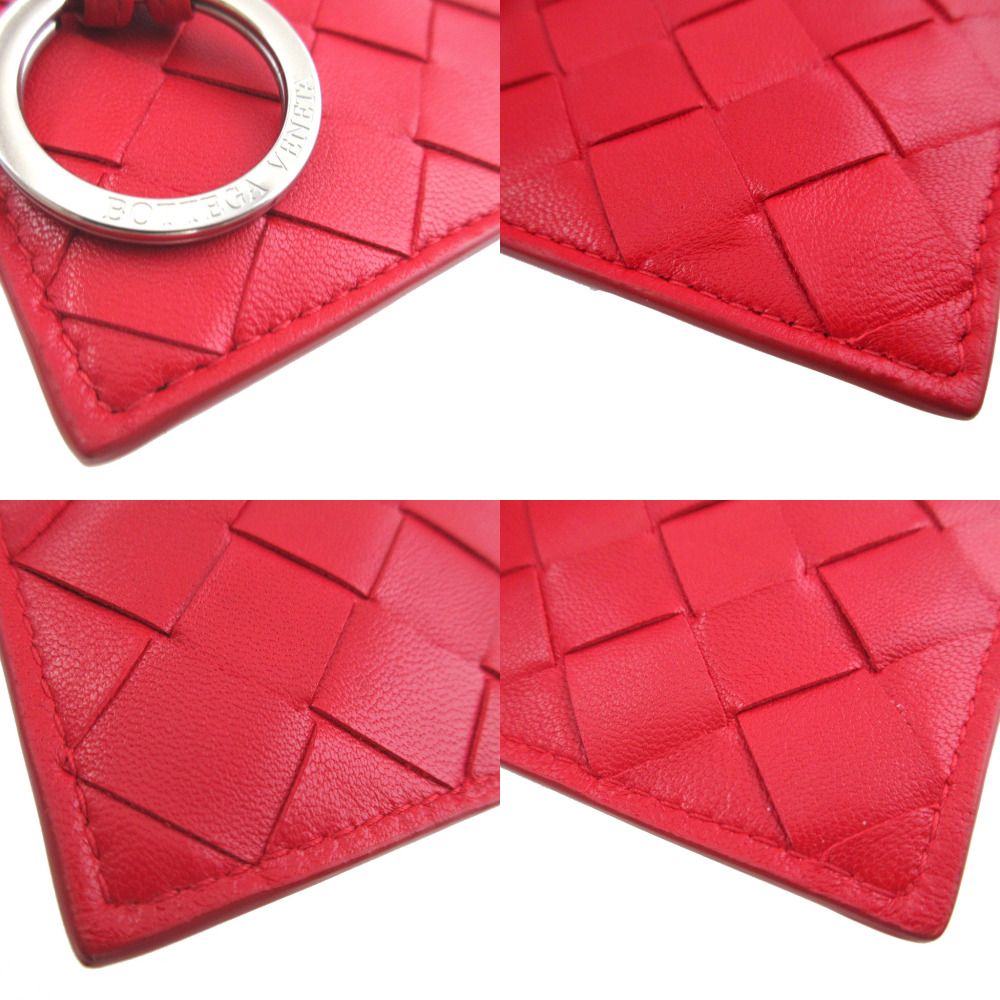 Bottega Veneta Maxi Intrecciato Leather Red Coin Case — view 5
