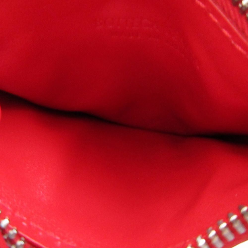 Bottega Veneta Maxi Intrecciato Leather Red Coin Case — view 4