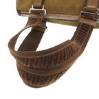 Saint Laurent Mini Boston Canvas Brown Handbag — view 5