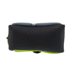 Louis Vuitton Square Pouch Color Blocks Taurillon Leather Blue Gray Yellow Charm — view 4