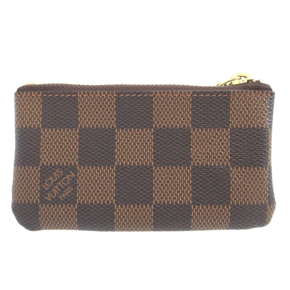 Louis Vuitton Damier Pochette Cles Brown Coin Case — view 3