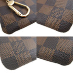 Louis Vuitton Damier Pochette Cles Brown Coin Case — view 5