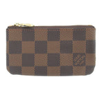 Louis Vuitton Damier Pochette Cles Brown Coin Case