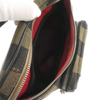 Fendi Pecan Canvas Brown Belt Bag — view 6