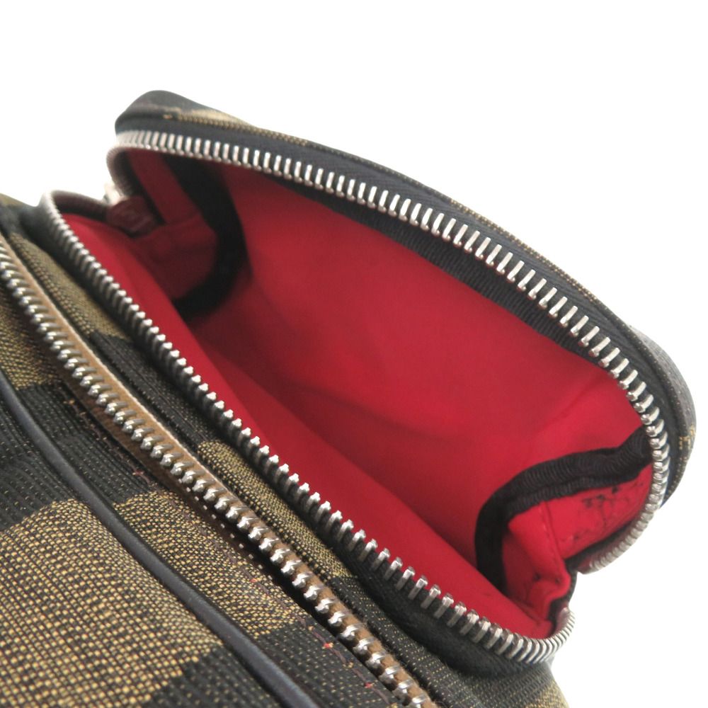Fendi Pecan Canvas Brown Belt Bag — view 7