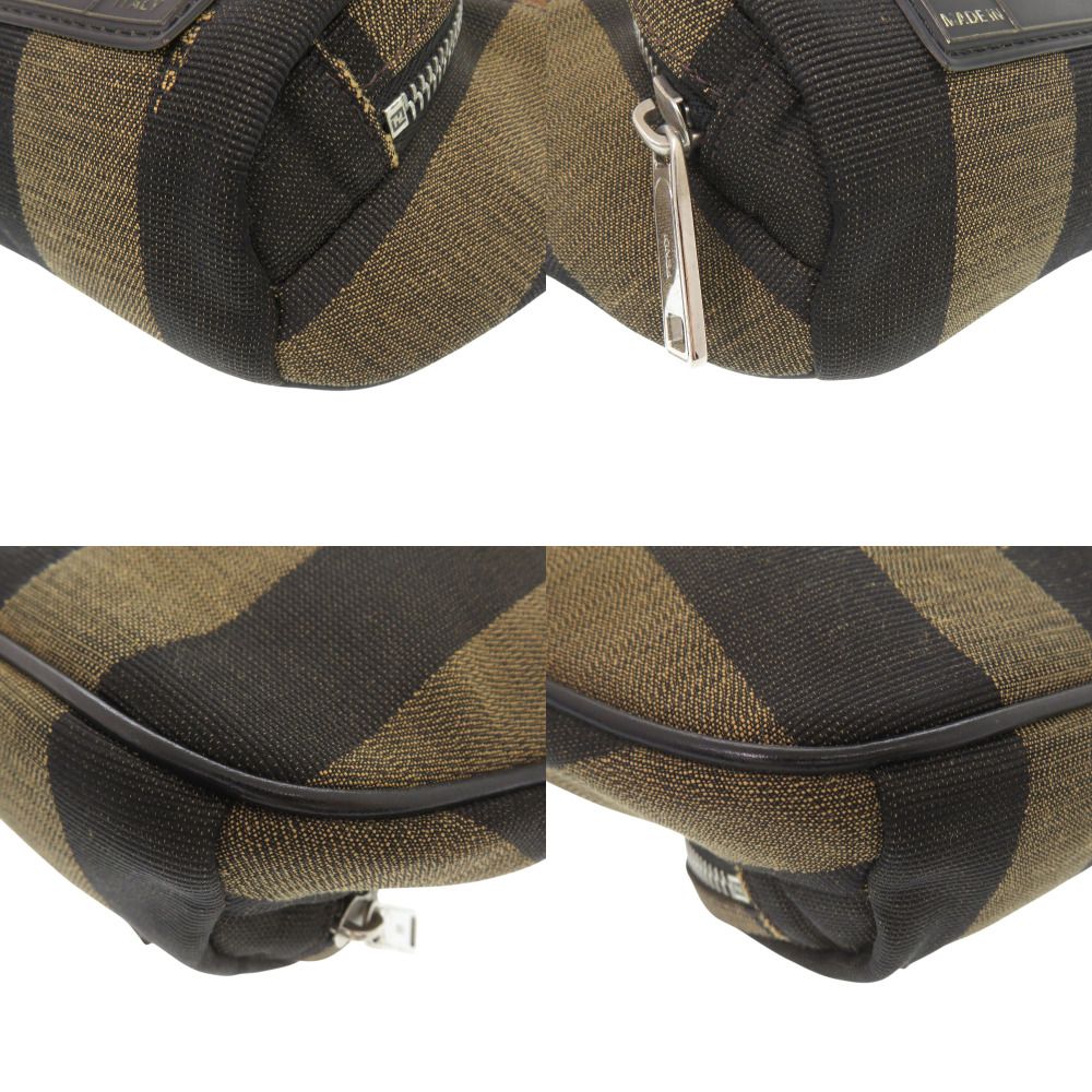 Fendi Pecan Canvas Brown Belt Bag — view 5