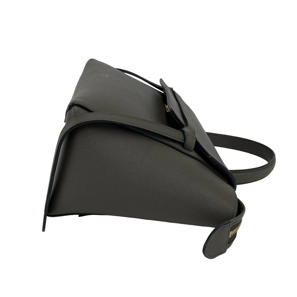 Celine Belt Bag Micro Leather 2-Way Mini Tote Gray — view 6