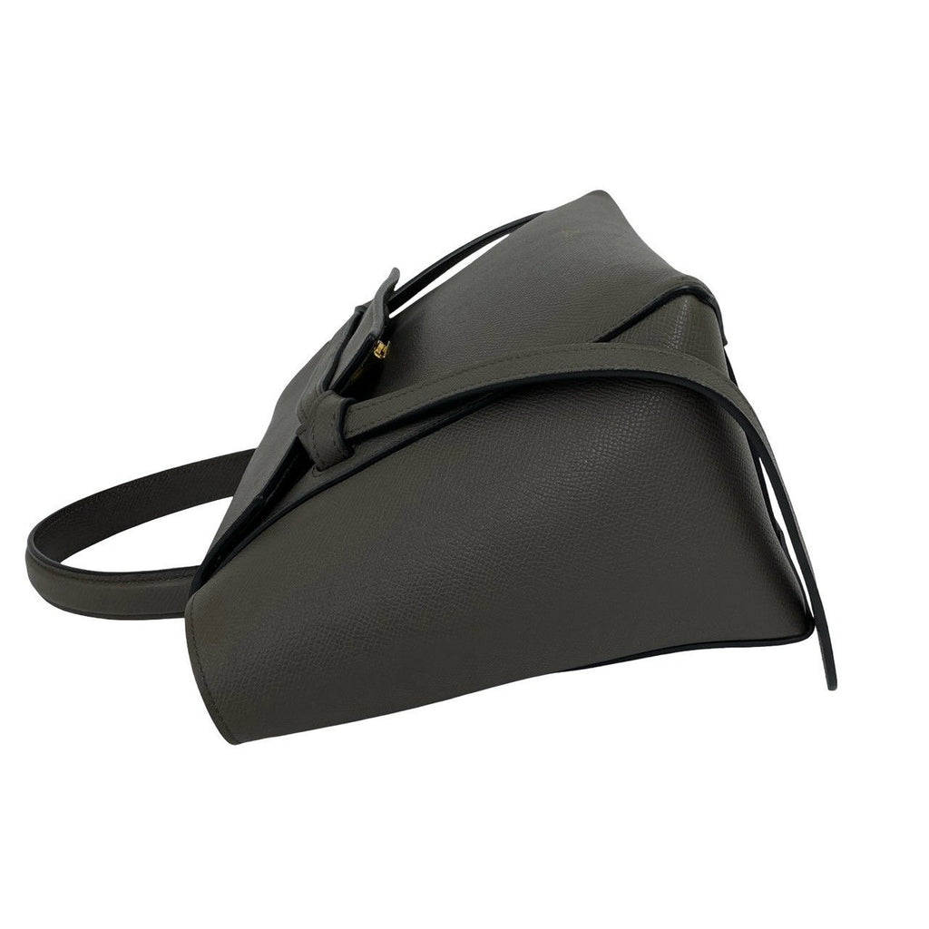 Celine Belt Bag Micro Leather 2-Way Mini Tote Gray — view 5