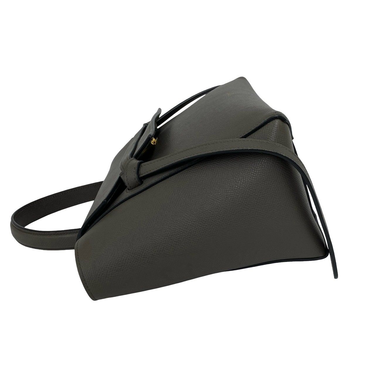 Celine Belt Bag Micro Leather 2-Way Mini Tote Gray — view 5