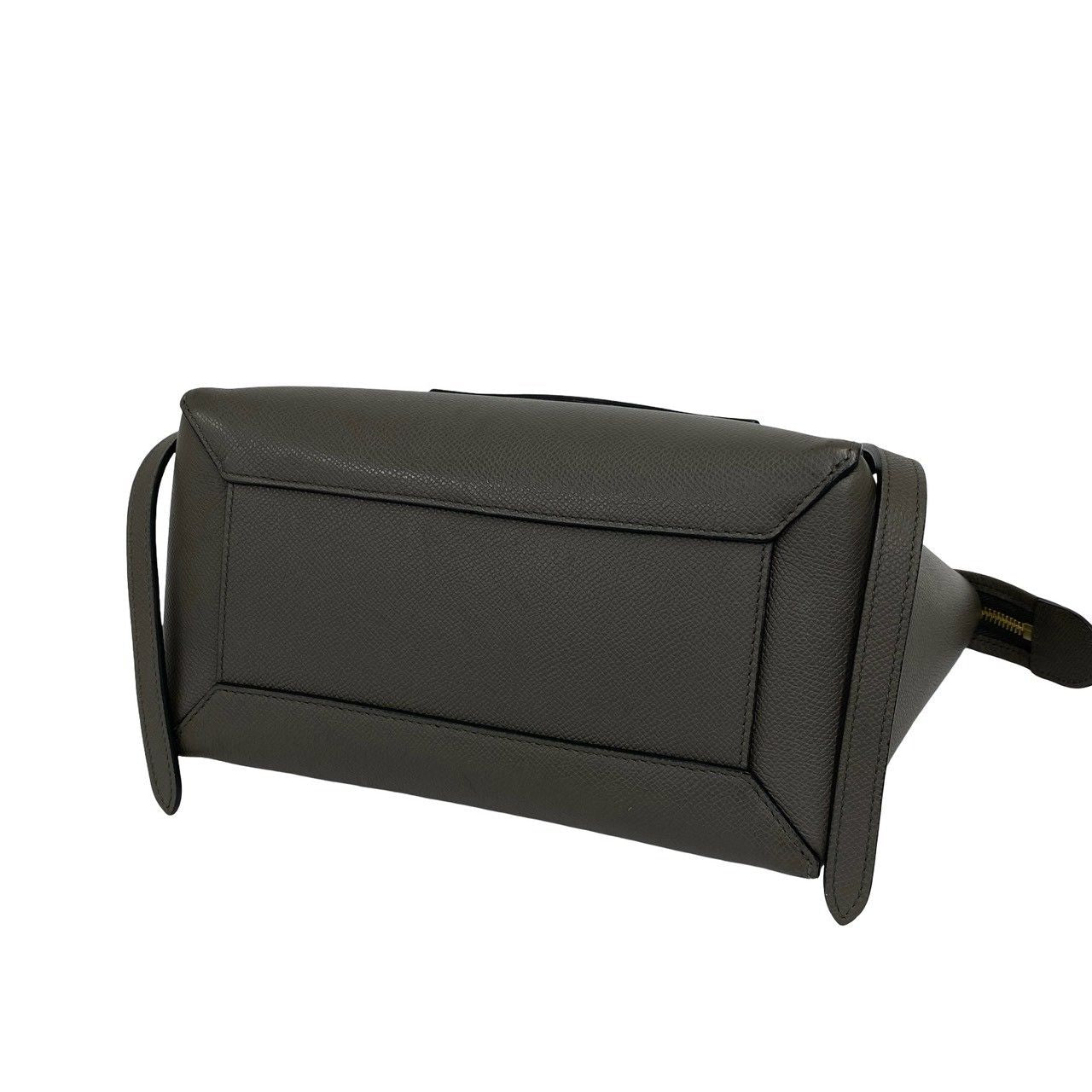 Celine Belt Bag Micro Leather 2-Way Mini Tote Gray — view 8