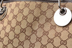 Gucci Tote Bag Shopping GG Canvas Beige Brown — view 3