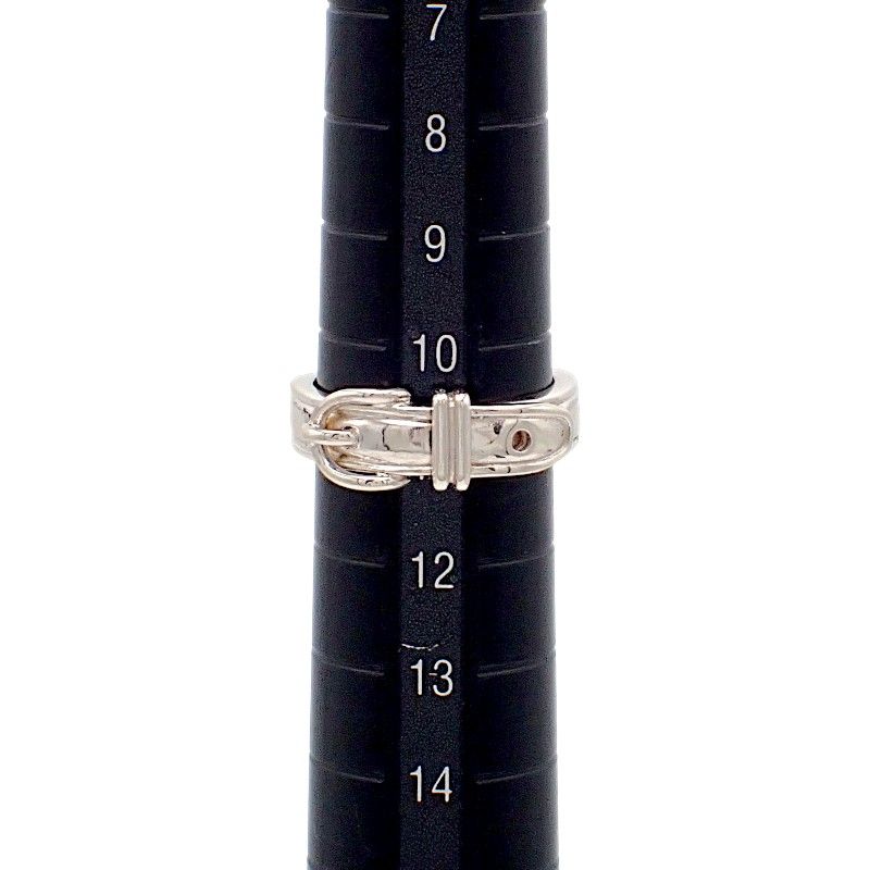 Hermes Ceinture Belt Ring 925 Sterling Silver Accessory — view 8
