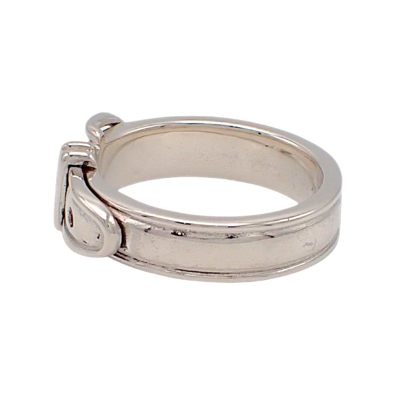 Hermes Ceinture Belt Ring 925 Sterling Silver Accessory — view 3